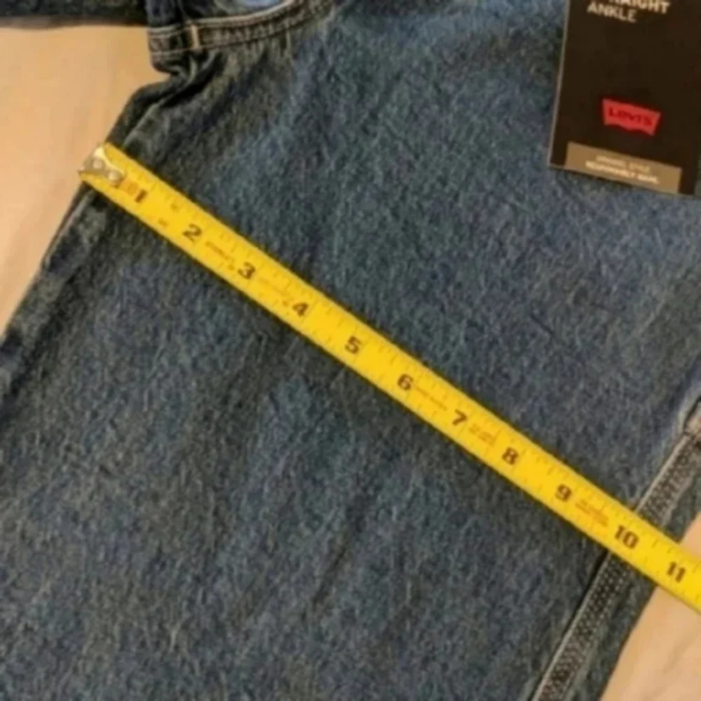 Levi's Ribcage Ankle Utility Straight Leg Jeans Carpenter Pants - Picture 11 of 12